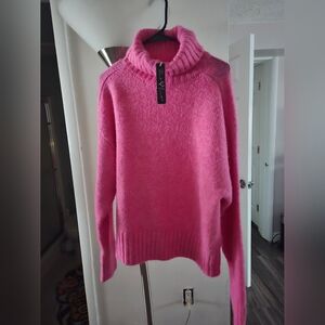 Velvet Heart Pink Turtleneck Sweater